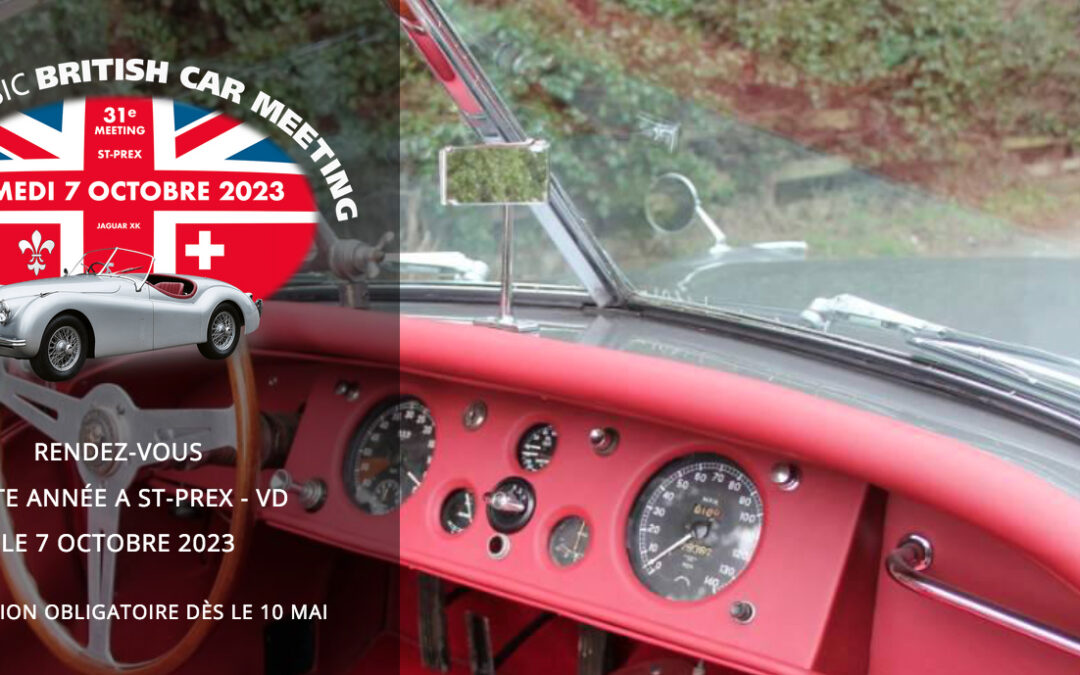 ECJA INFOS / Octobre 2023 : “Swiss Classic British Car Meeting” et “Grand Rallye d’Automne” ECJA en Bourgogne…